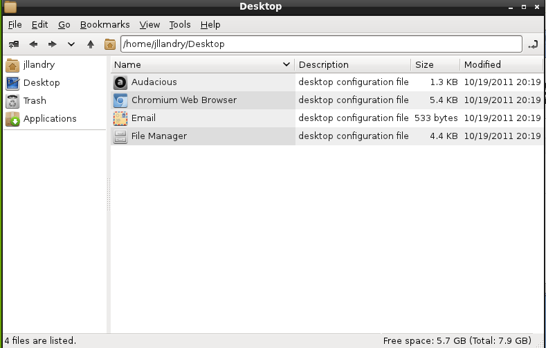 Figure 4 - File Manager