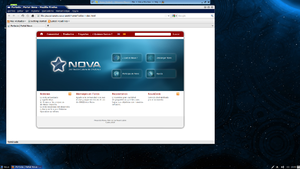The Nova (Baire) desktop.